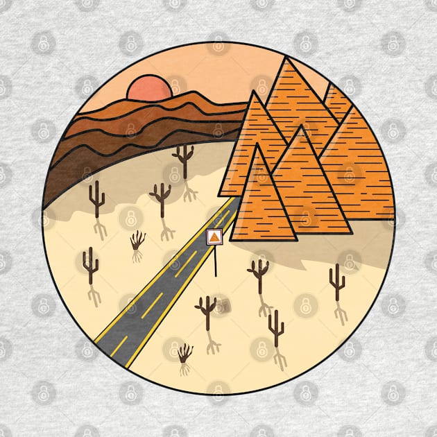 Road To Pyramids by Srankez-Couron